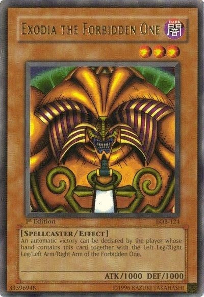 Exodia the Forbidden One (LOB-124) (LOB)