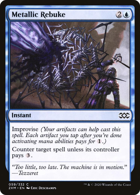 Image for Metallic Rebuke (59) (2XM) - Magic: The Gathering