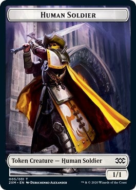 Image for Human Soldier // Tuktuk the Returned Double-Sided Token (5 // 28) (2XM) - Magic: The Gathering