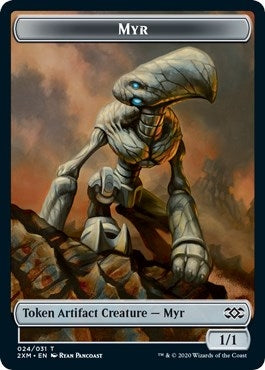 Image for Myr (024) // Shapeshifter Double-Sided Token (24 // 2) (2XM) - Magic: The Gathering