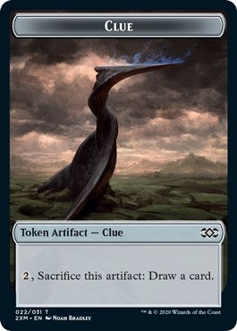 Image for Clue // Golem Double-Sided Token (22 // 23) (2XM) - Magic: The Gathering