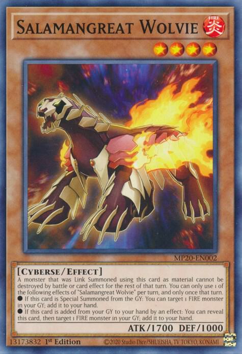 Salamangreat Wolvie (MP20-EN002) (MP20)