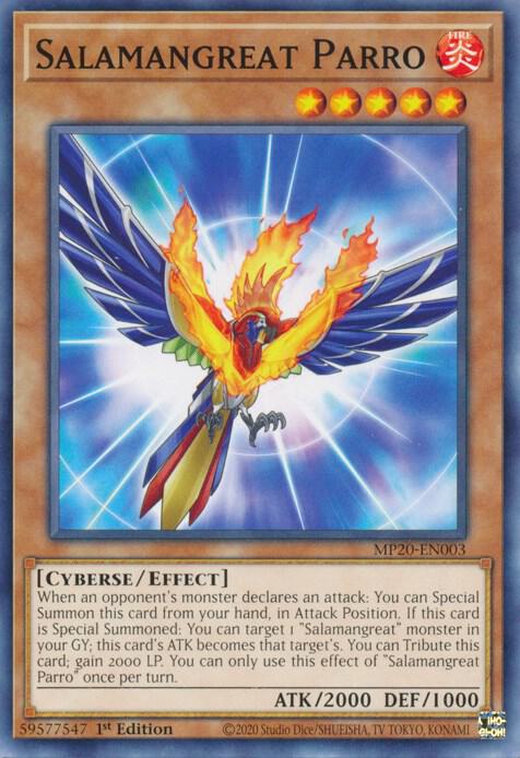 Salamangreat Parro (MP20-EN003) (MP20)