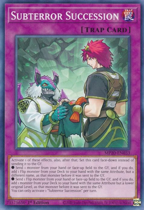 Subterror Succession (MP20-EN033) (MP20)