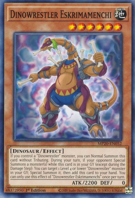 Dinowrestler Eskrimamenchi (MP20-EN052) (MP20)