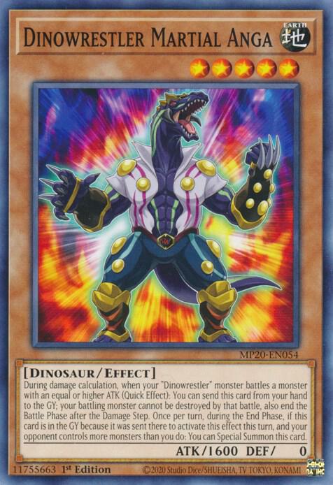Dinowrestler Martial Anga (MP20-EN054) (MP20)
