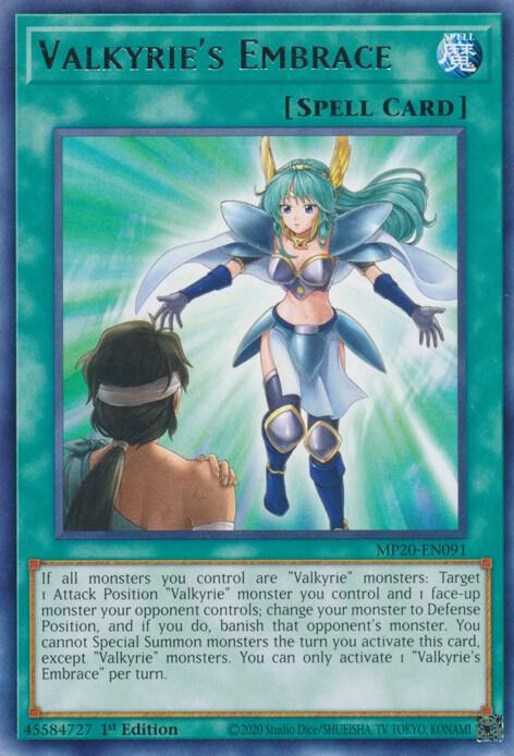 Valkyrie's Embrace (MP20-EN091) (MP20)