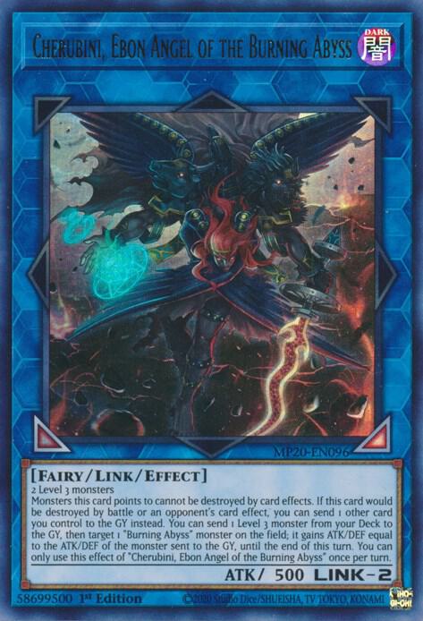 Cherubini, Ebon Angel of the Burning Abyss (MP20-EN096) (MP20)