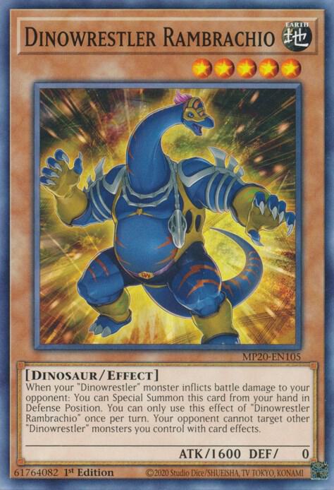 Dinowrestler Rambrachio (MP20-EN105) (MP20)