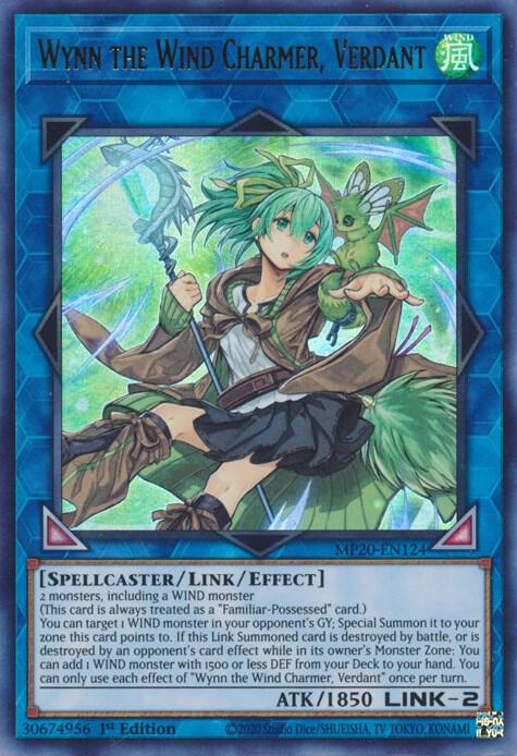 Wynn the Wind Charmer, Verdant (MP20-EN124) (MP20)