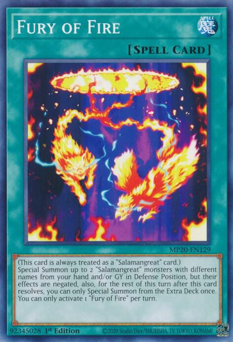 Fury of Fire (MP20-EN129) (MP20)