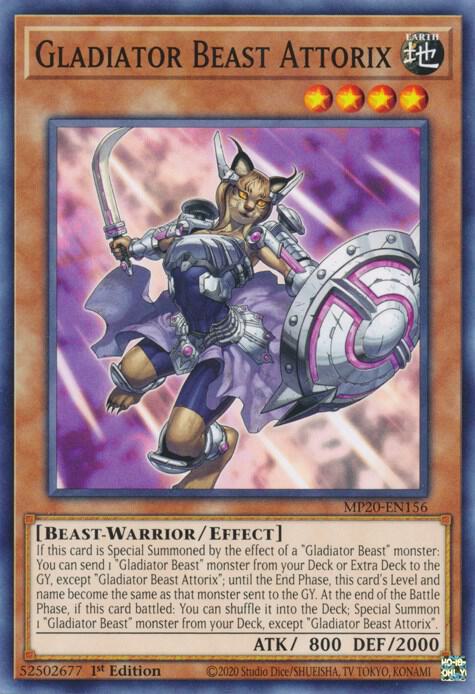 Gladiator Beast Attorix (MP20-EN156) (MP20)