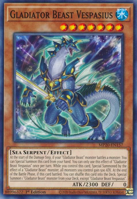 Gladiator Beast Vespasius (MP20-EN157) (MP20)
