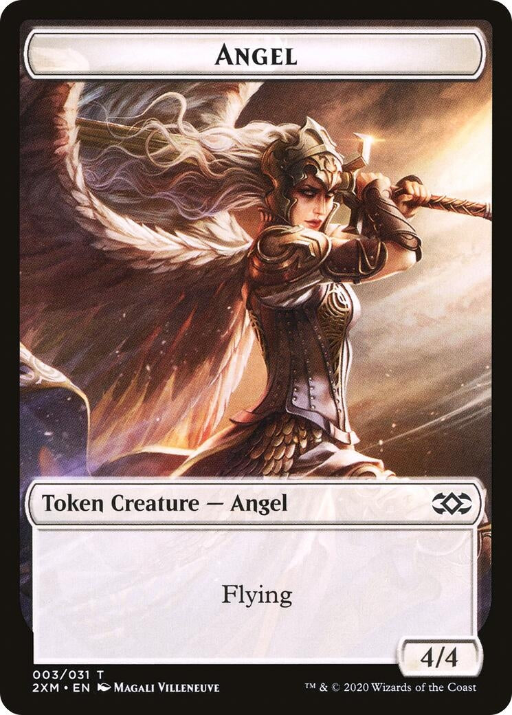 Angel // Human Soldier Double-Sided Token (3 // 5) (2XM)