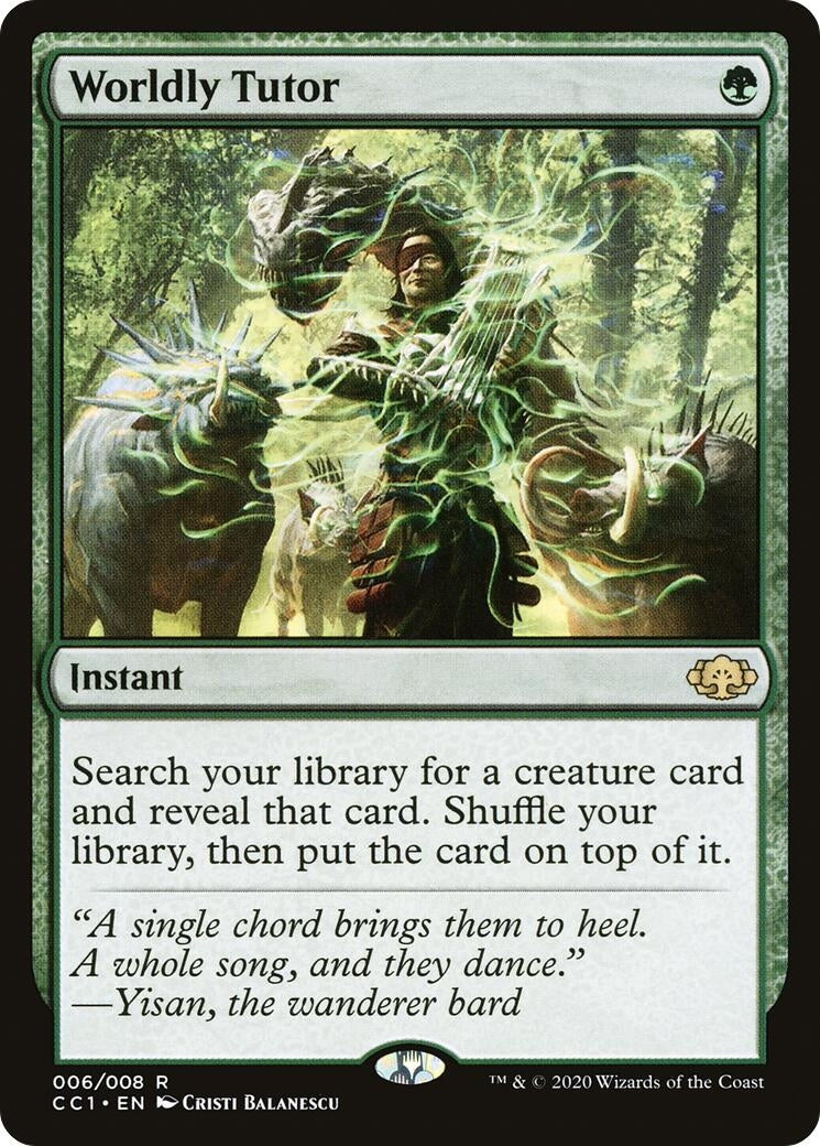 Worldly Tutor (6) (CC1)