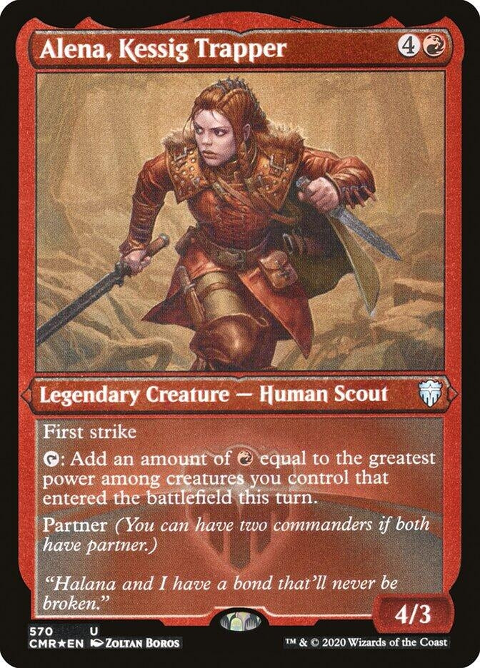 Alena, Kessig Trapper (Foil Etched) (570) (CMR)