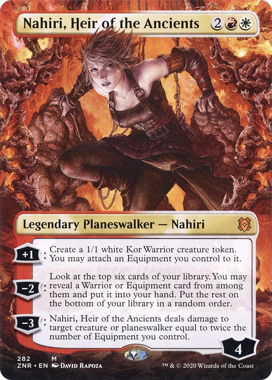 Image for Nahiri, Heir of the Ancients (Borderless) (282) (ZNR) - Magic: The Gathering