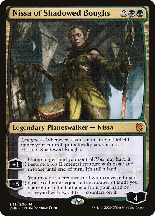 Image for Nissa of Shadowed Boughs (231) (ZNR) - Magic: The Gathering