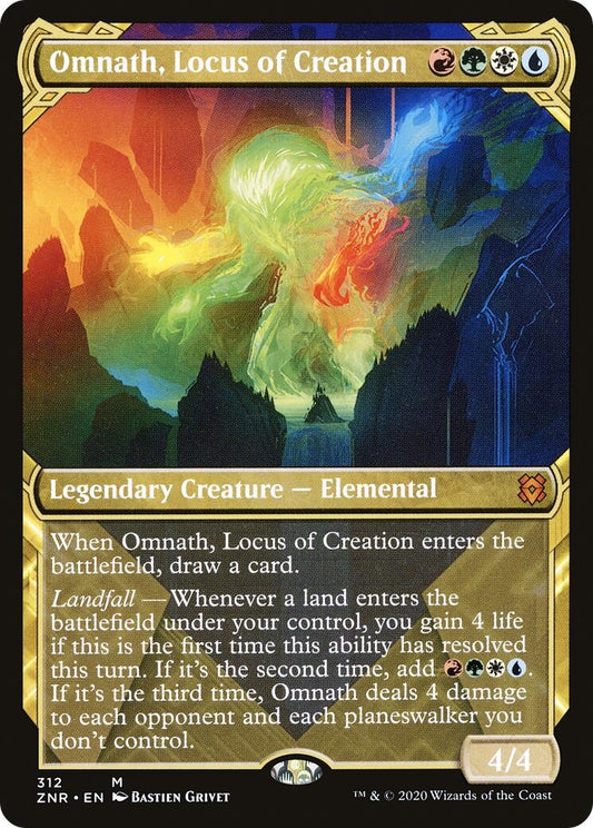 Image for Omnath, Locus of Creation (Showcase) (312) (ZNR) - Magic: The Gathering