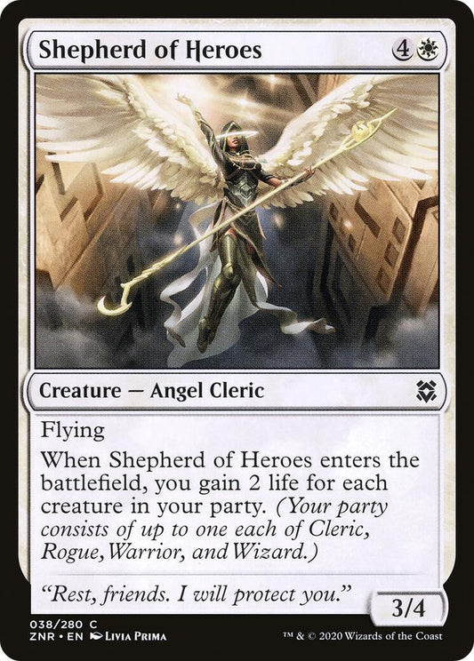 Image for Shepherd of Heroes (38) (ZNR) - Magic: The Gathering