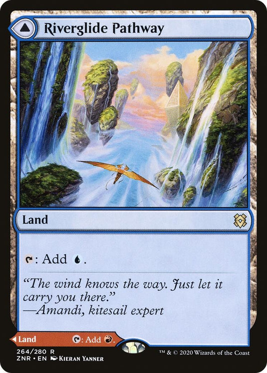 Image for Riverglide Pathway (264) (ZNR) - Magic: The Gathering