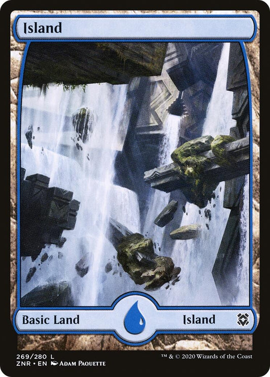 Image for Island (269) - Full Art (269) (ZNR) - Magic: The Gathering
