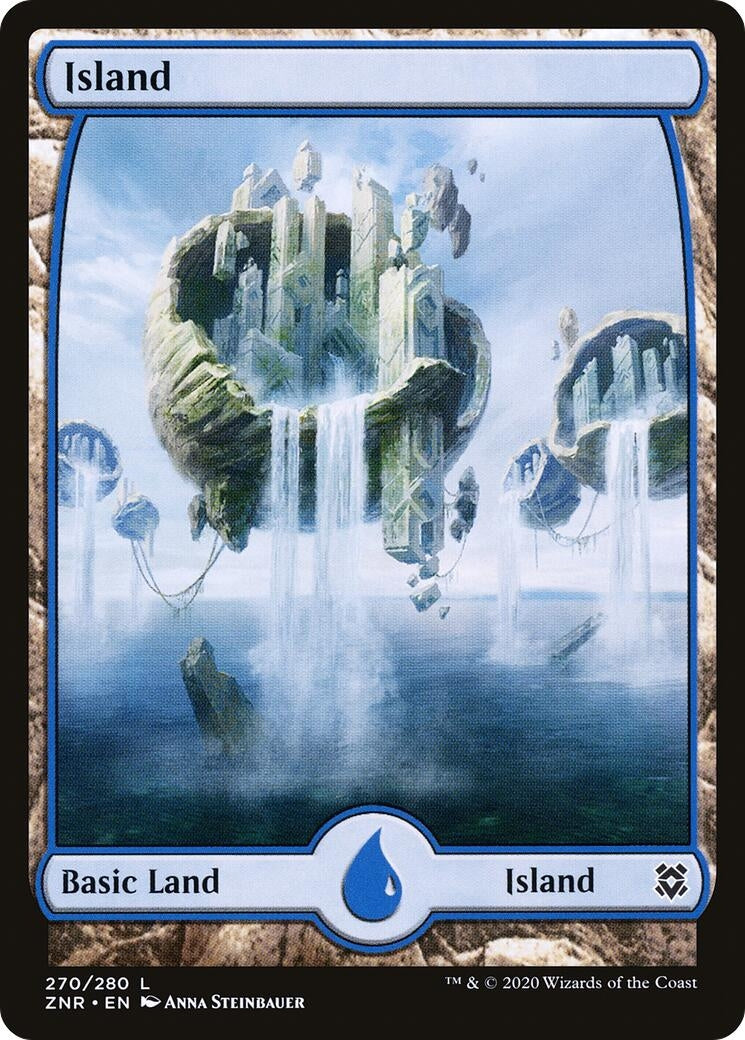 Island (270) - Full Art (270) (ZNR)