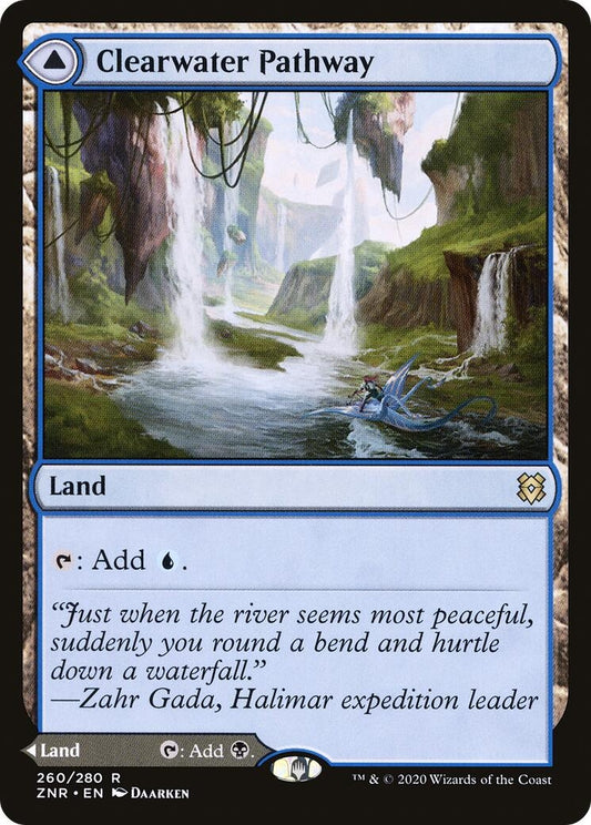 Image for Clearwater Pathway (260) (ZNR) - Magic: The Gathering