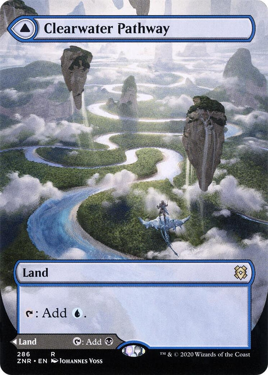 Image for Clearwater Pathway (Borderless) (286) (ZNR) - Magic: The Gathering