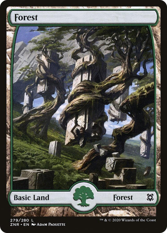 Image for Forest (279) - Full Art (279) (ZNR) - Magic: The Gathering