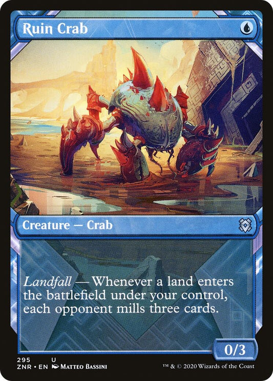 Image for Ruin Crab (Showcase) (295) (ZNR) - Magic: The Gathering
