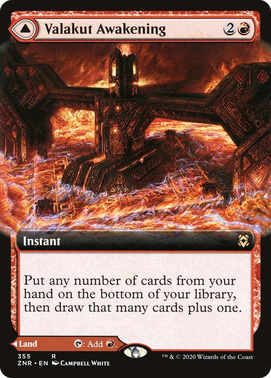 Image for Valakut Awakening (Extended Art) (355) (ZNR) - Magic: The Gathering