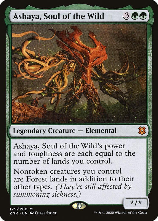 Image for Ashaya, Soul of the Wild (179) (ZNR) - Magic: The Gathering