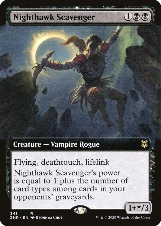 Image for Nighthawk Scavenger (Extended Art) (341) (ZNR) - Magic: The Gathering