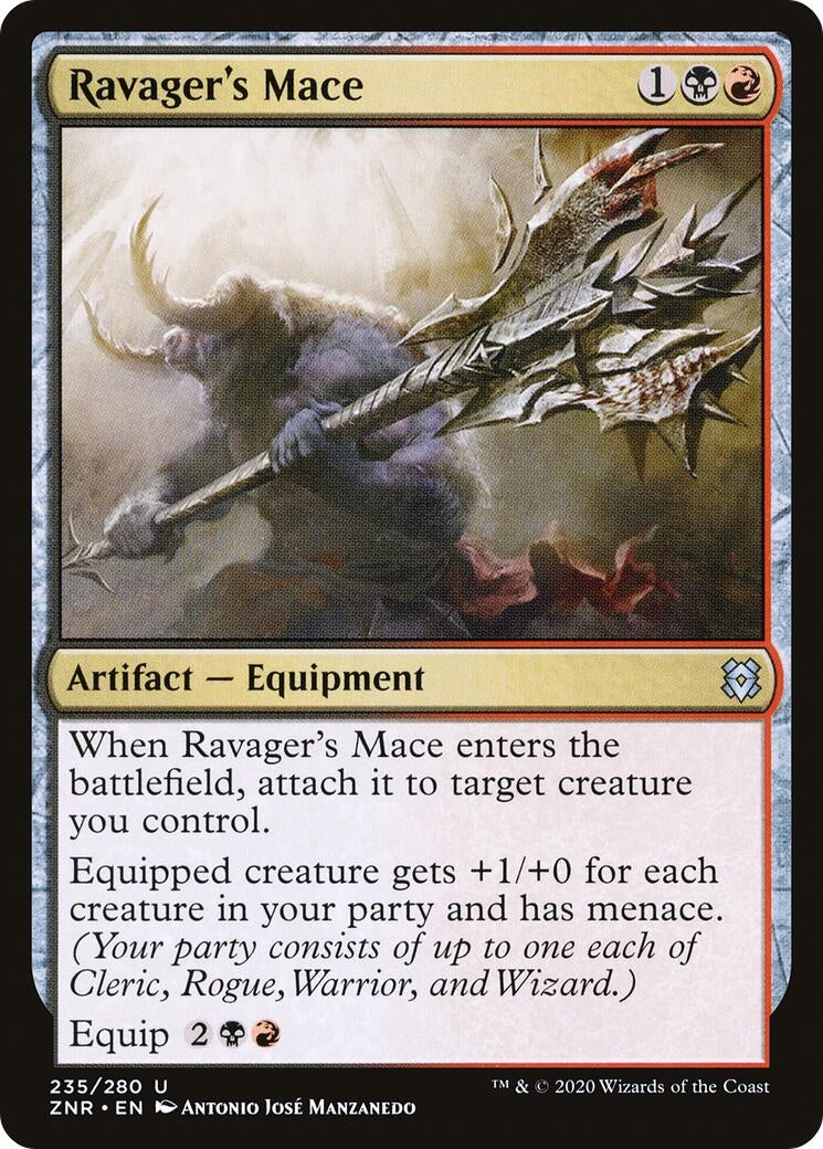 Ravager's Mace (235) (ZNR)
