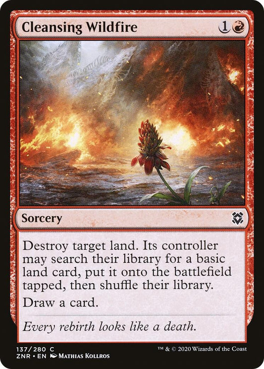 Image for Cleansing Wildfire (137) (ZNR) - Magic: The Gathering