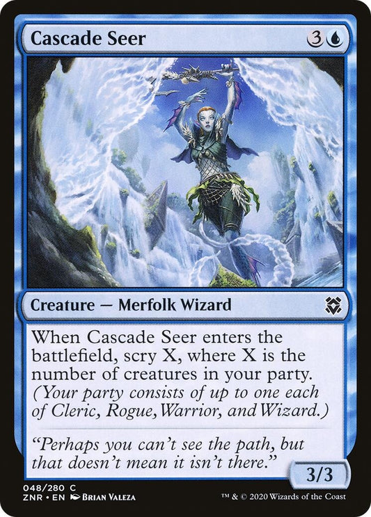Image for Cascade Seer (48) (ZNR) - Magic: The Gathering