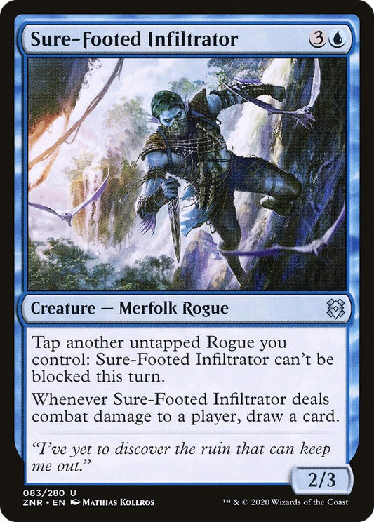 Image for Sure-Footed Infiltrator (83) (ZNR) - Magic: The Gathering