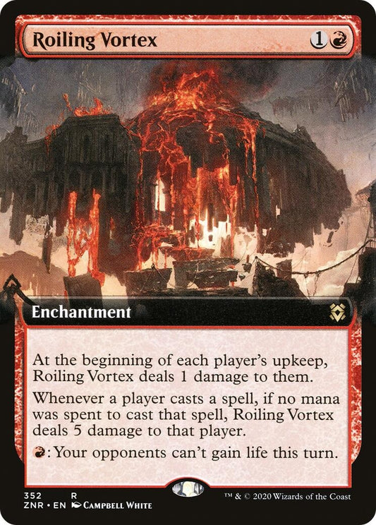 Image for Roiling Vortex (Extended Art) (352) (ZNR) - Magic: The Gathering