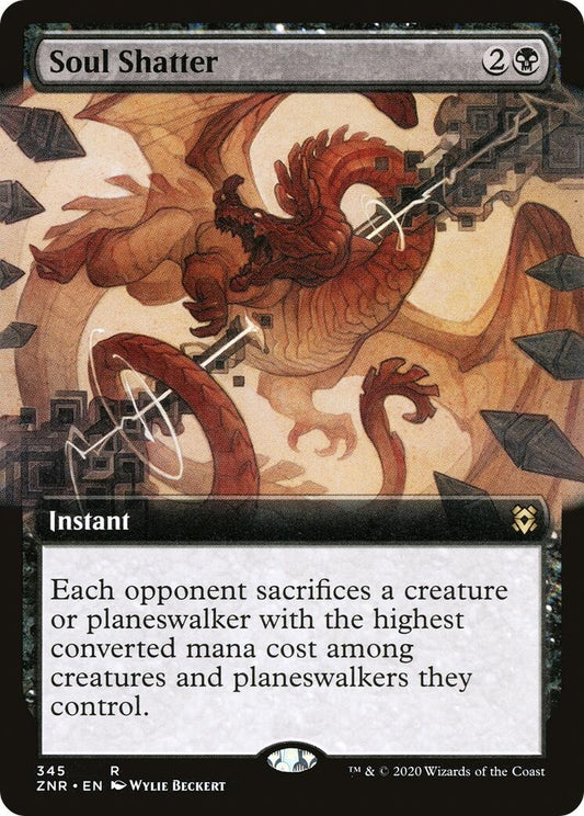 Image for Soul Shatter (Extended Art) (345) (ZNR) - Magic: The Gathering