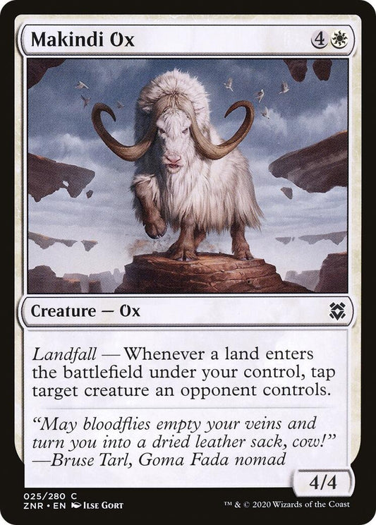 Image for Makindi Ox (25) (ZNR) - Magic: The Gathering