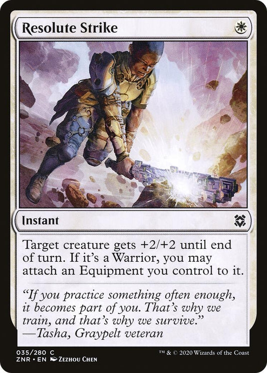 Image for Resolute Strike (35) (ZNR) - Magic: The Gathering