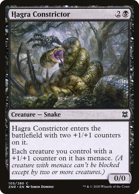 Image for Hagra Constrictor (105) (ZNR) - Magic: The Gathering