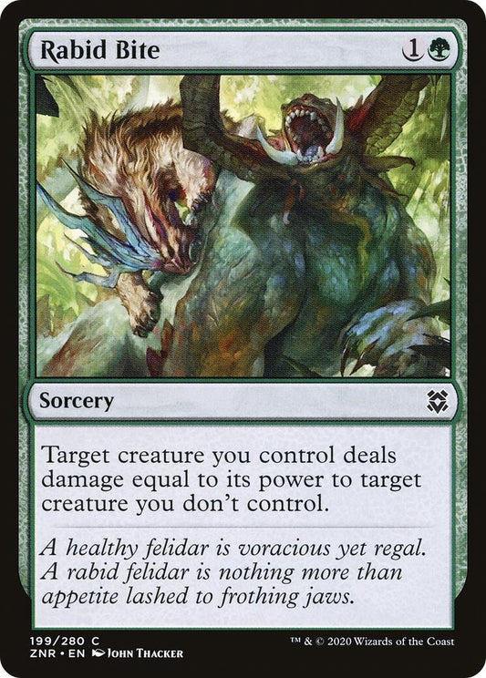Image for Rabid Bite (199) (ZNR) - Magic: The Gathering
