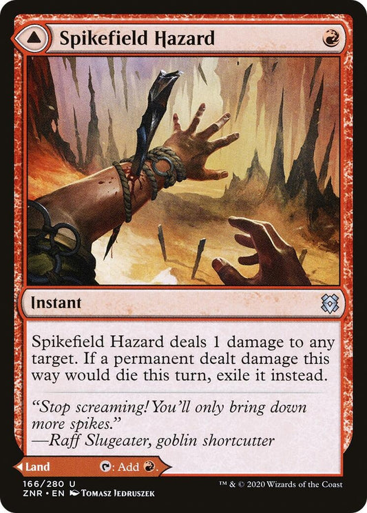 Image for Spikefield Hazard (166) (ZNR) - Magic: The Gathering