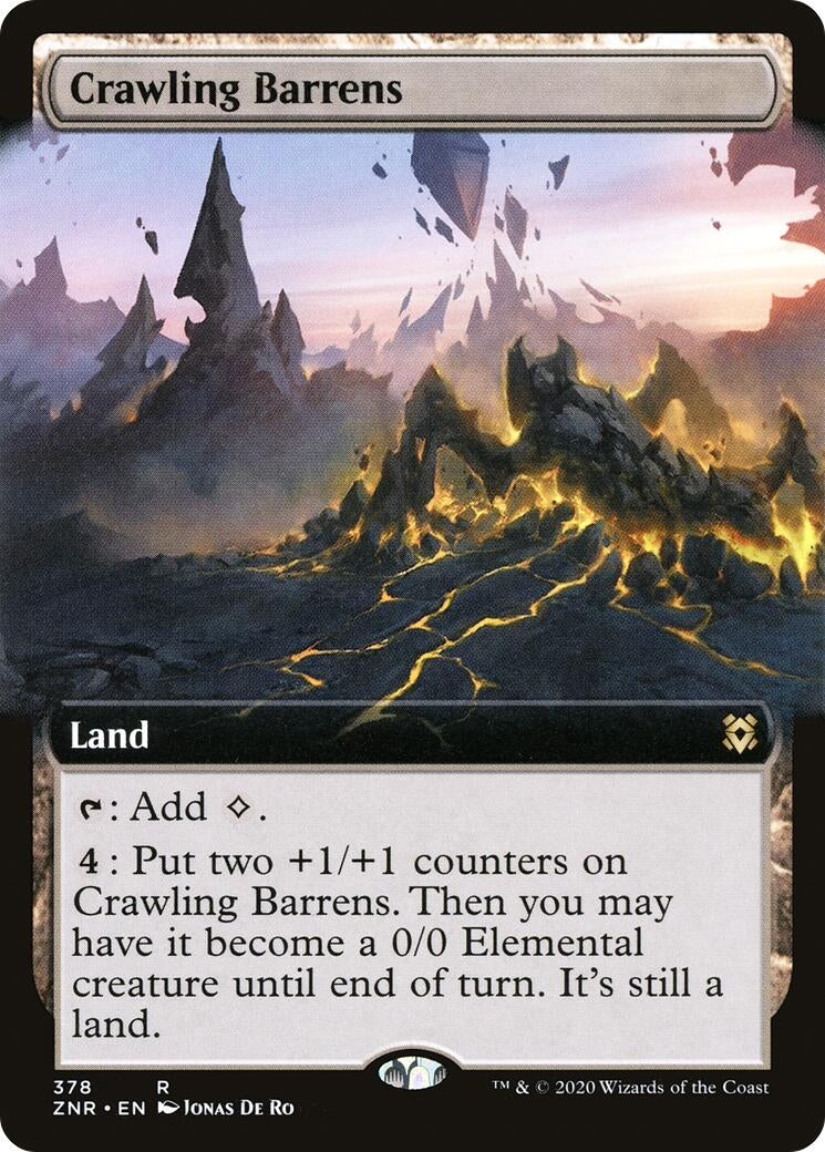 Crawling Barrens (Extended Art) (378) (ZNR)