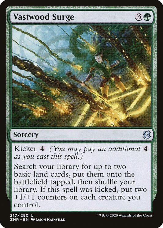 Image for Vastwood Surge (217) (ZNR) - Magic: The Gathering