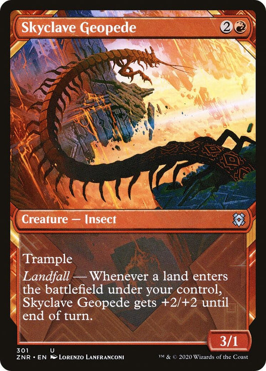 Image for Skyclave Geopede (Showcase) (301) (ZNR) - Magic: The Gathering