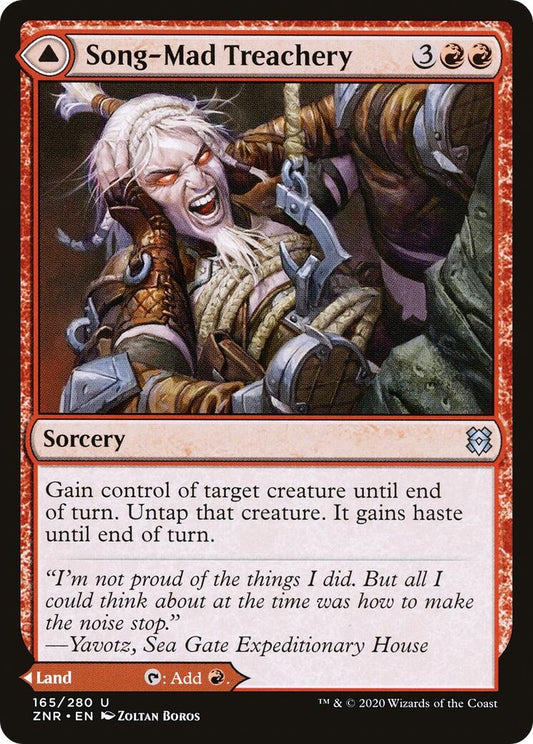 Image for Song-Mad Treachery (165) (ZNR) - Magic: The Gathering