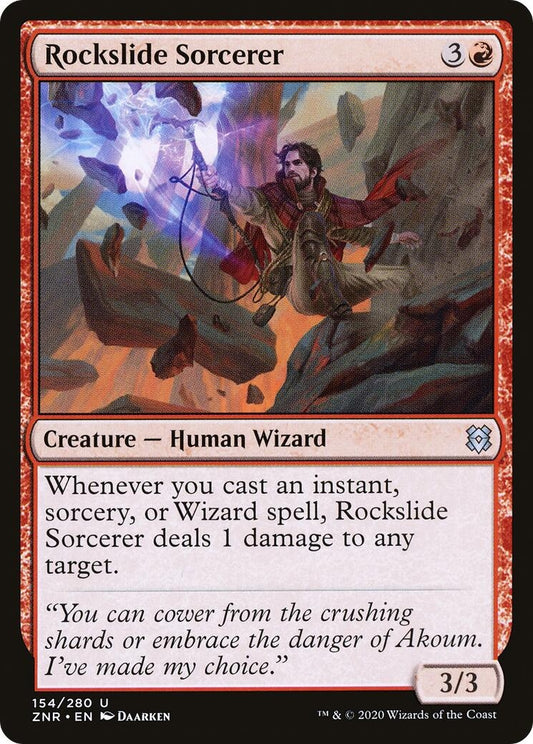 Image for Rockslide Sorcerer (154) (ZNR) - Magic: The Gathering